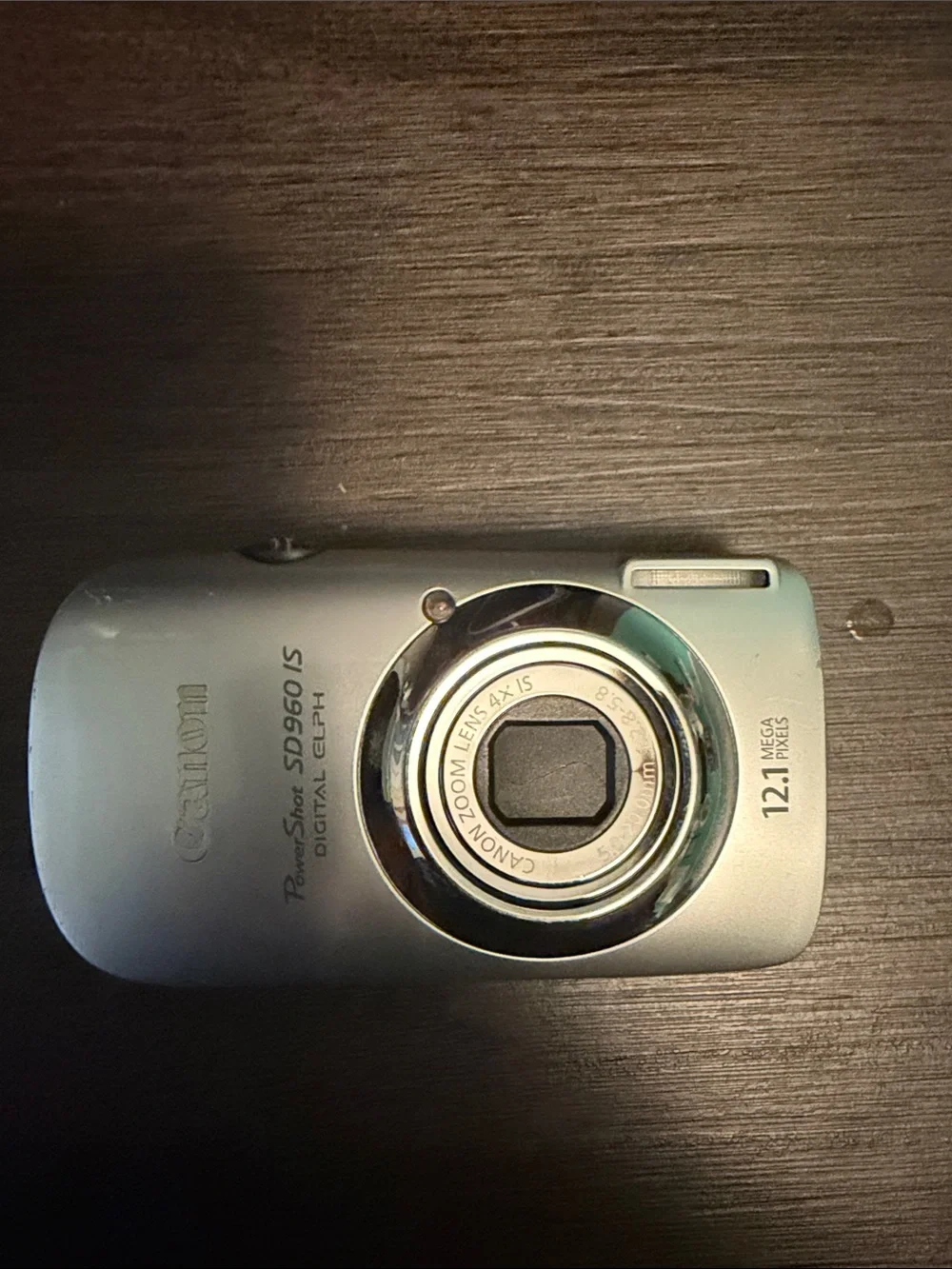 Canon Compact Digital Camera - Silver Body with Black LCD